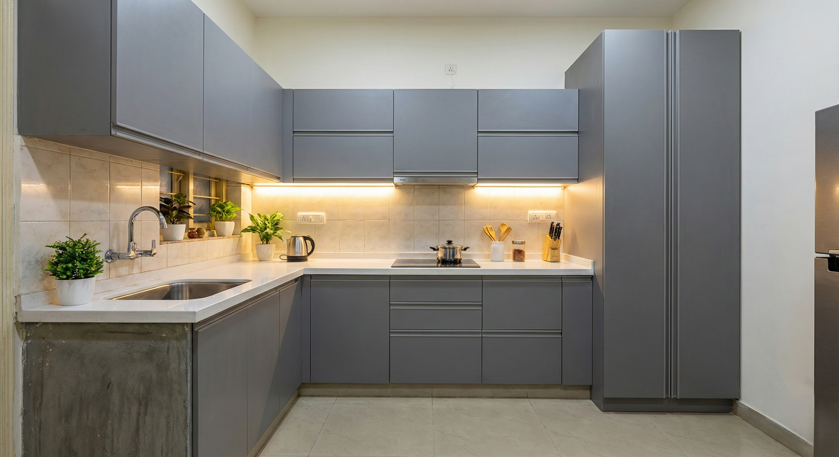 A stunning semi-modular kitchen renovation.